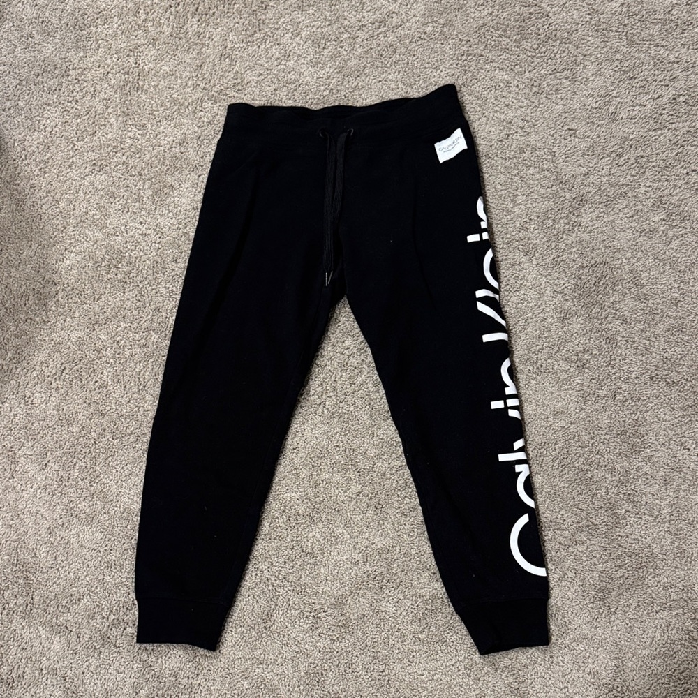 Calvin Klein Women’s Black Sweatpants Medium